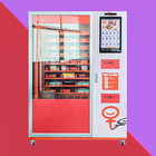 Mesin Penjual Kios makanan panas Dengan Microwave Inbuilt 60-200 porsi
