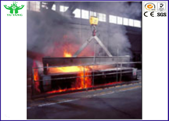 Lab UL723 ASTM E84 Bahan Bangunan Karakteristik Pembakaran Permukaan Alat Uji