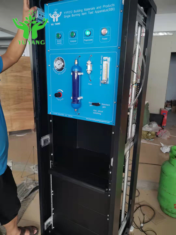 EN 13823 GB/T 20284 Penguji Pembakaran Tunggal Untuk Bahan Bangunan Horisontal