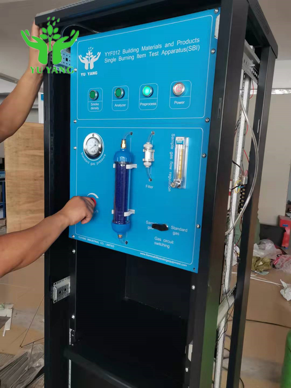 EN 13823 GB/T 20284 Penguji Pembakaran Tunggal Untuk Bahan Bangunan Horisontal