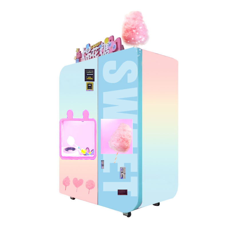 Bentuk serbaguna dan warna mesin penjual permen kapas untuk marshmallow yang unik