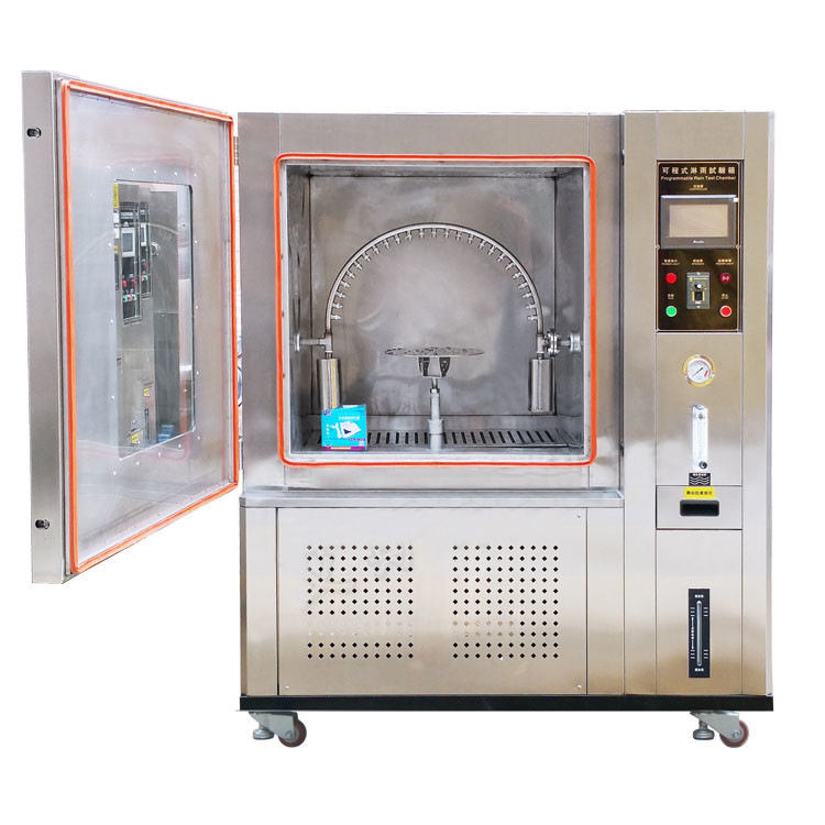 ± 0,5°C Seragam Suhu Dan 50mm Jarak Lubang Semprot Air Di IP Test Chamber