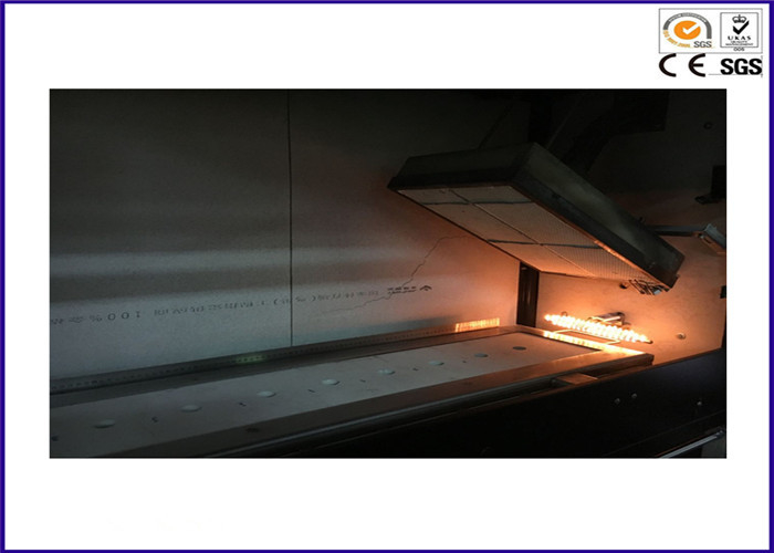 Flooring Radiant Heat Flux Peralatan Uji Kebakaran untuk Karpet Tekstil ASTM E648