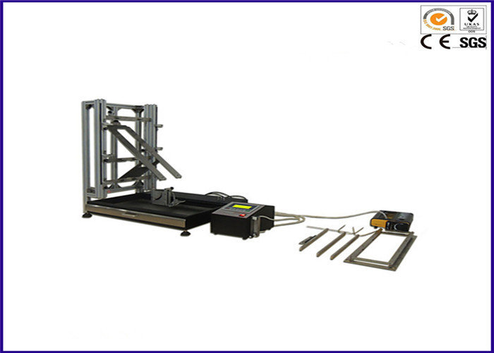 0 ~ 60mm Flame Level 0 ° / 22,5 ° / 90 ° Peralatan Uji Flamabilitas Tekstil Multi Gunulatif