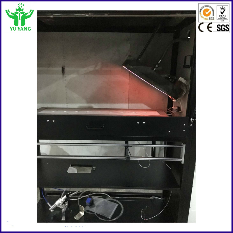 ISO 9239-1 ASTM E648 Fire Tester Radient Radiant Flux dengan Sumber Energi Panas Radiant