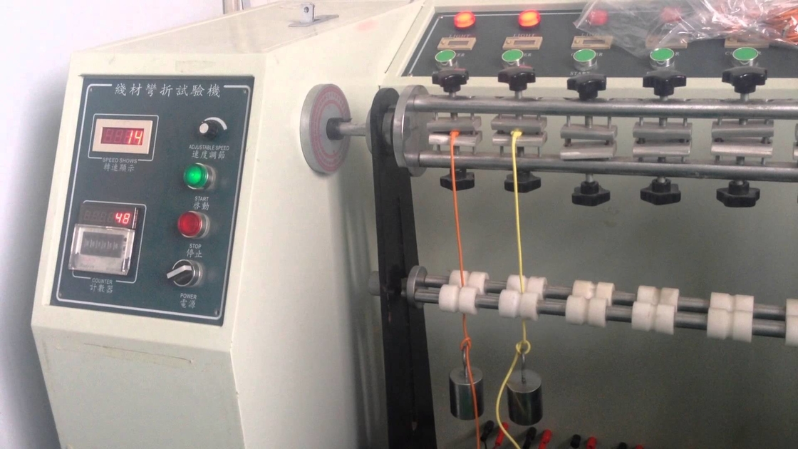6 Stasiun Peralatan Pengujian Kawat Untuk Uji Bending Kabel Robot CIA 0003.2