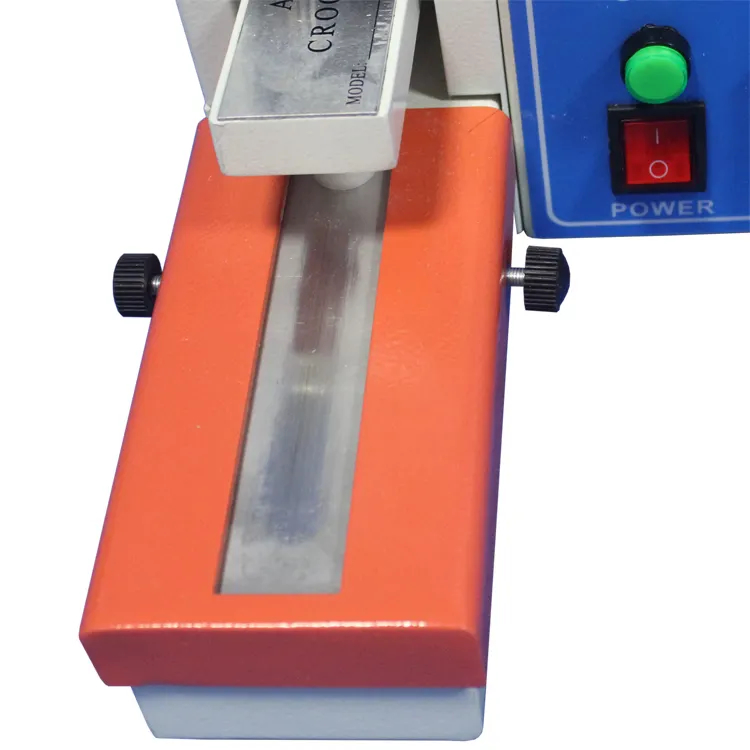 Penguji Ketahanan Luntur Warna Gesekan Listrik AATCC Crockmeter Auto Color Fastness to Crocking Machine