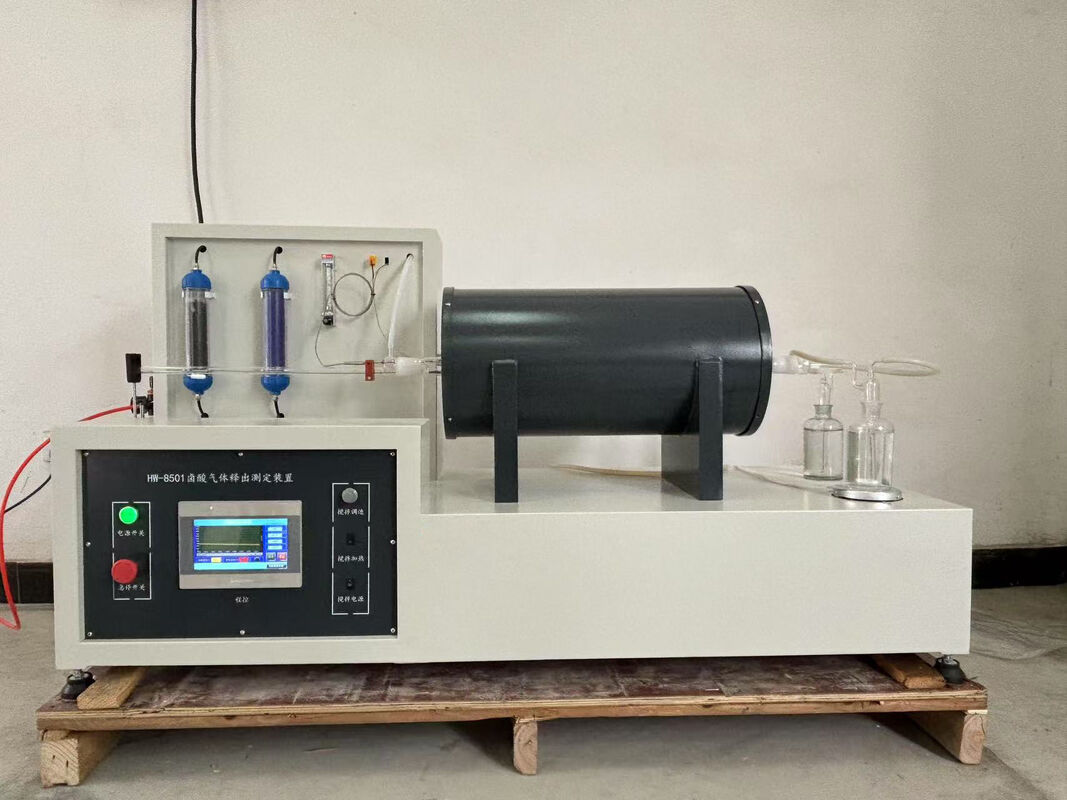 IEC 60754 Halogen Acid Gas Tester untuk Kabel Listrik Laboratory Release Test Apparatus