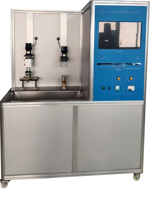 Penguji Umur Sakelar Keran Profesional EN817, Sirkulasi Air Otomatis dengan Pemanasan, Pengujian Simultan 2-Stasiun untuk Evaluasi Ketahanan Keran