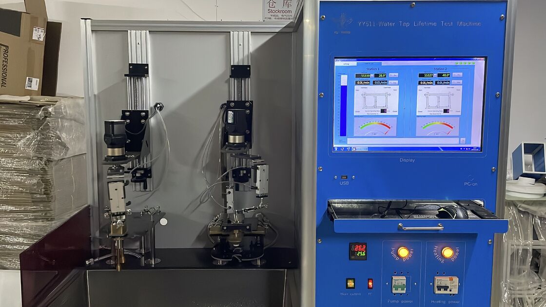 Mesin Uji Siklus Hidup Keran yang Dikendalikan Komputer EN817 dengan Kecepatan yang Dapat Disesuaikan (0-15/menit) dan Konstruksi Baja Tahan Karat