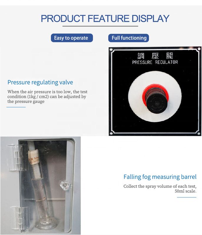 Semprotan Garam Elektronik Daya 220V untuk Perangkat Uji dengan Garansi 1 Tahun Peralatan Uji Penting