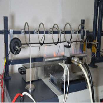 IEC 60331, BS 6387, EN 50200 Kabel Listrik Integritas Sirkuit Tes Kebakaran Perangkat Tes Semprot Air Kebakaran