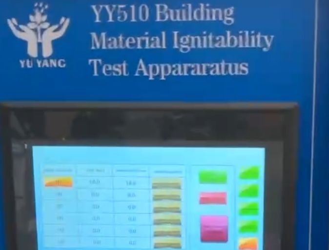 Peralatan Uji Kemudahbakaran Bersertifikat ISO 11925-2 dengan Konstruksi Baja Tahan Karat dan Kecepatan Udara Cerobong 0,7 m/s untuk Bahan Bangunan