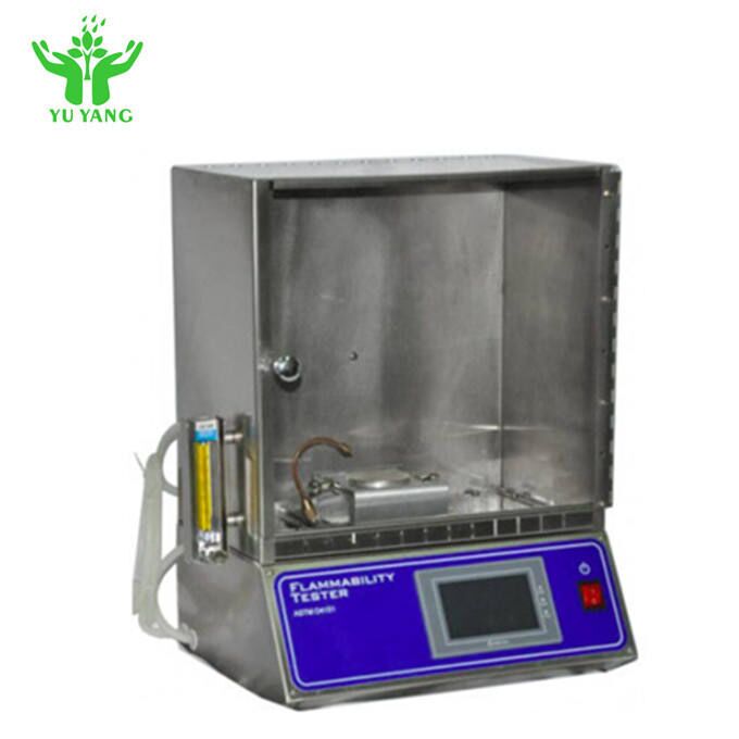 ASTM D4151 Penguji Flammability Selimut dengan Sampel 70mmx70mm dan 16mm Flame Length Fire Testing Equipment