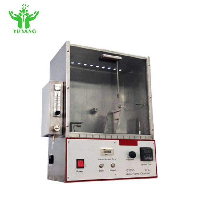 ASTM D4151 Penguji Flammability Selimut dengan Sampel 70mmx70mm dan 16mm Flame Length Fire Testing Equipment