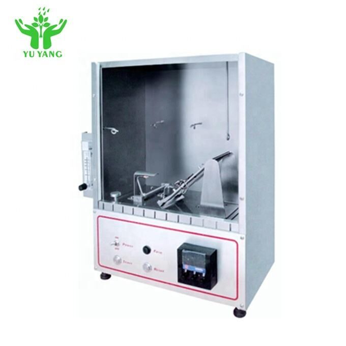 ASTM D4151 Penguji Flammability Selimut dengan Sampel 70mmx70mm dan 16mm Flame Length Fire Testing Equipment