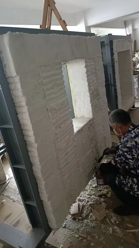 ISO 834 sesuai dengan tungku uji tahan api vertikal dengan suhu 1200 °C dan konstruksi modular
