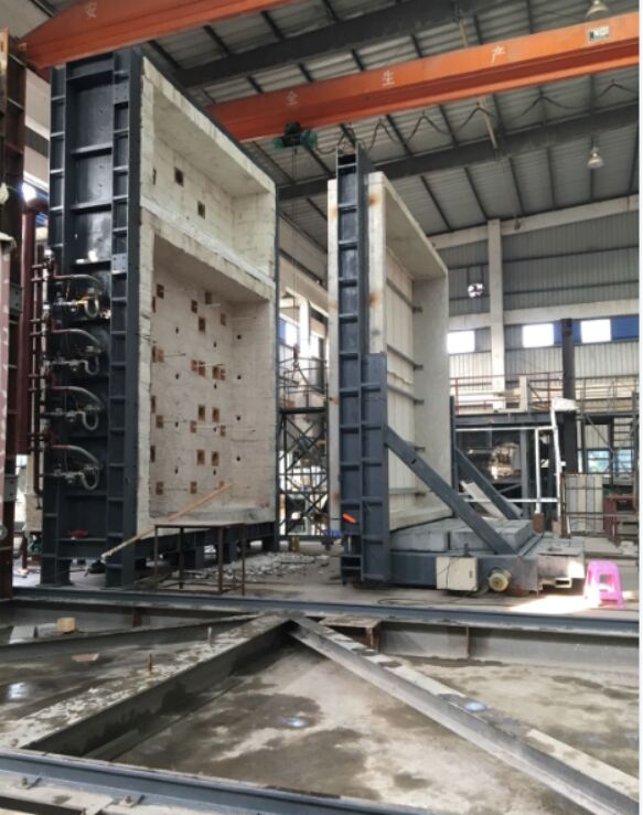 ISO 834 sesuai dengan tungku uji tahan api vertikal dengan suhu 1200 °C dan konstruksi modular