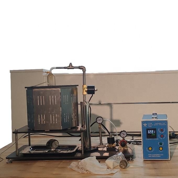 230V 50Hz debu bahan bakar suhu minimum pembakaran tester dengan 0 ~ 1 bar tekanan mesin pengujian flammability