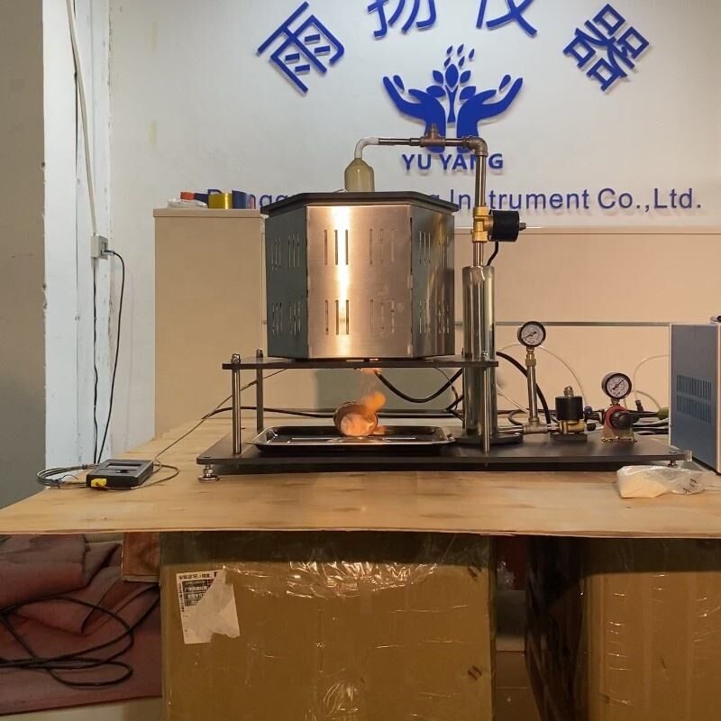 230V 50Hz debu bahan bakar suhu minimum pembakaran tester dengan 0 ~ 1 bar tekanan mesin pengujian flammability