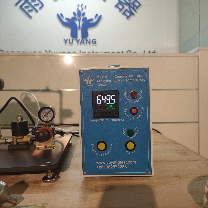 230V 50Hz debu bahan bakar suhu minimum pembakaran tester dengan 0 ~ 1 bar tekanan mesin pengujian flammability
