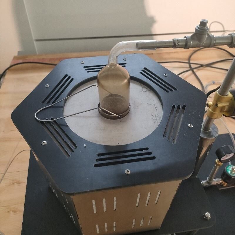 230V 50Hz debu bahan bakar suhu minimum pembakaran tester dengan 0 ~ 1 bar tekanan mesin pengujian flammability