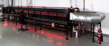 12 KW Alat Uji Mudah Terbakar UL 910 / NFPA 262 Steiner Horizontal Tunnel Test Apparatus