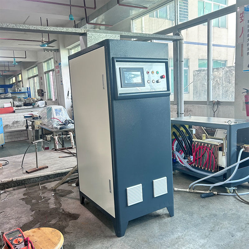 30KW Mesin Pemanasan Induksi Frekuensi Tinggi Mudah dioperasikan Pipa Tembaga Wire Las Pemanas Induksi 220V New PLC Bearing
