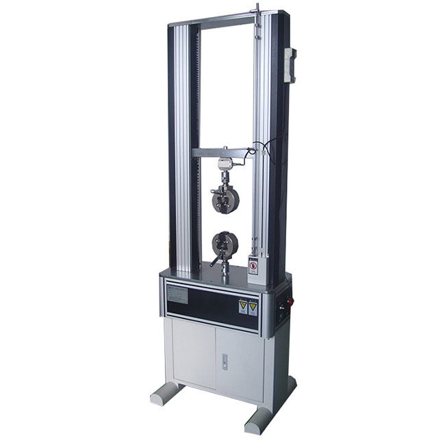 Benchtop Single Column Tensile Tester 5kN Dikendalikan Komputer untuk Film Kulit Tekstil ASTM