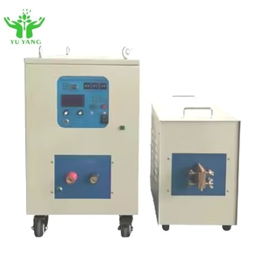 Peralatan pemanasan induksi 60kW yang dikendalikan PLC dengan daya tinggi untuk pemotongan baja dan pengolahan panas logam