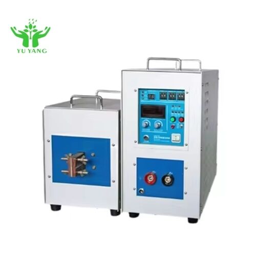 Peralatan pemanasan induksi 60kW yang dikendalikan PLC dengan daya tinggi untuk pemotongan baja dan pengolahan panas logam