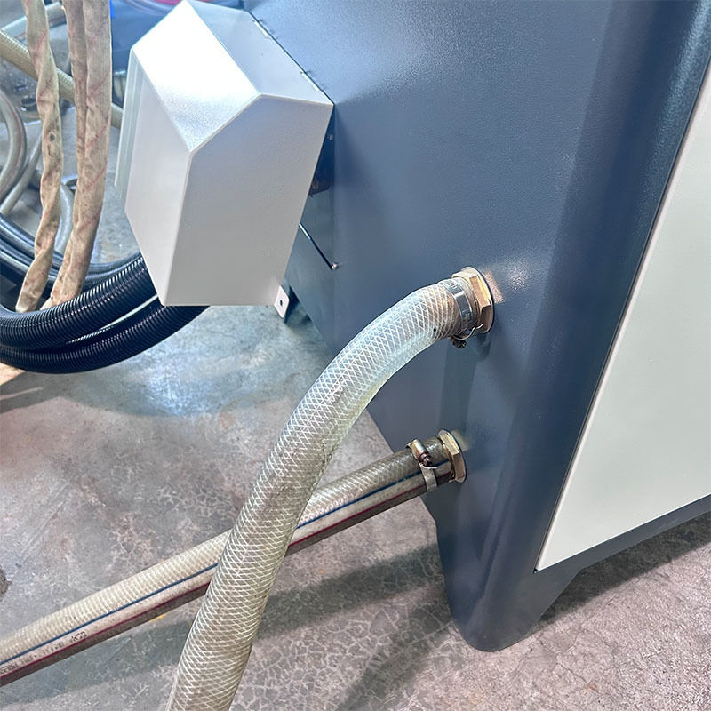 Pemanas induksi frekuensi tinggi profesional 100KW untuk pipa baja garis las longitudinal CE