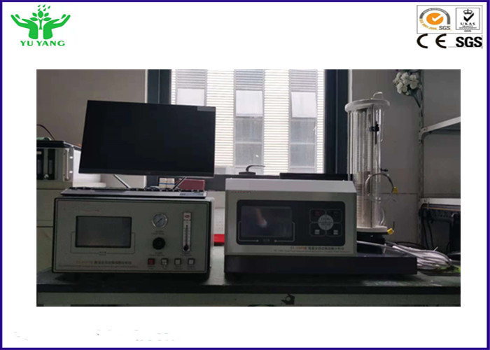 Peralatan Pengujian Indeks Oksigen Suhu Tinggi ISO 4589-3 AC 220V 50 / 60Hz 2A