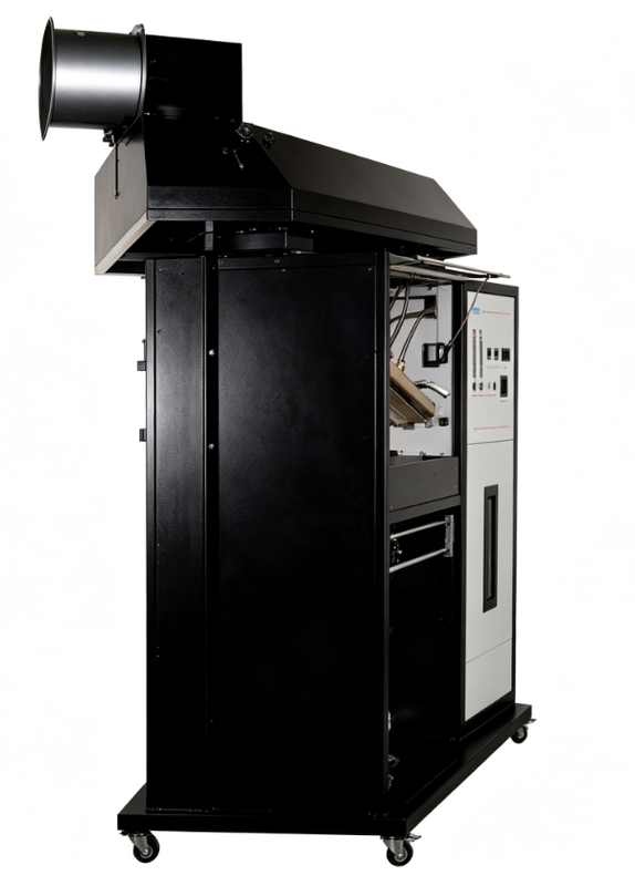 Penguji Fluks Radiasi Kritis Sesuai ISO9239 dengan Daya Total 2KW dan Panel Radiasi 300mm × 450mm untuk Pengujian Fluks Panas Lantai