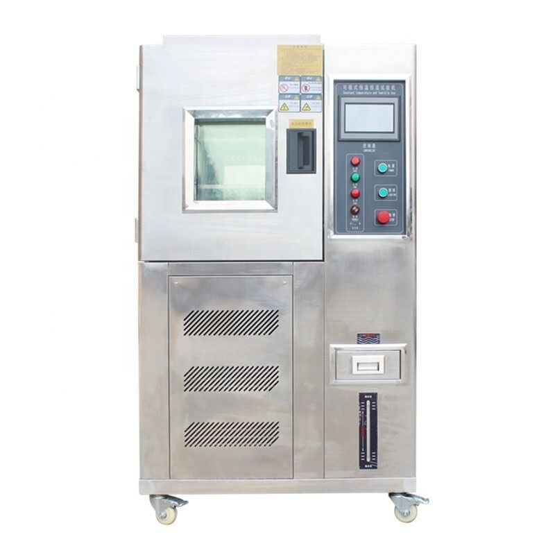20%~98% RH Humidity Range Constant Temperature Humidity Test Chamber dengan SUS # 304 Inner Chamber dari stainless steel dan LCD Touch Screen