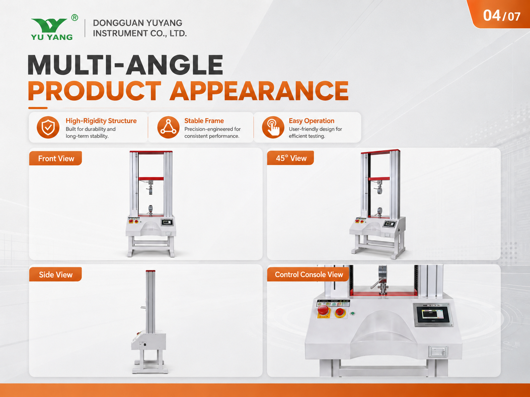 Dual Column Servo Tensile Testing Machine Optional Base for Food Pharmaceutical Textile Packaging Material Performance Test