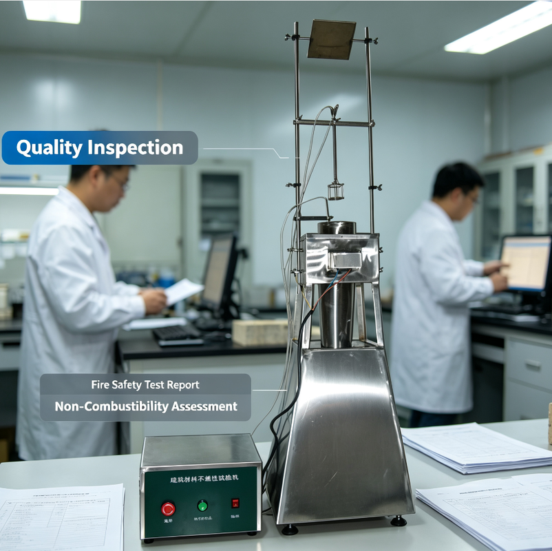Microcomputer Controlled Non Combustibility Test Furnace For Building Material Fire Safety Performance Test