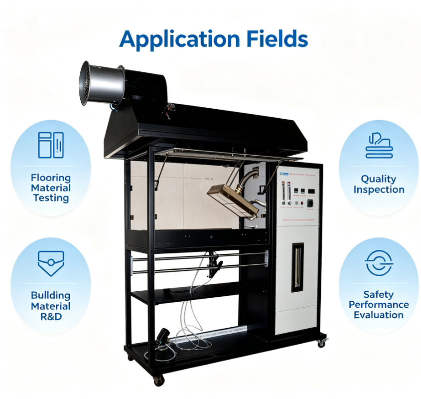 Flooring Radiant Heat Flux Test Equipment Building Decoration Floor Thermal Performance Analyzer Device