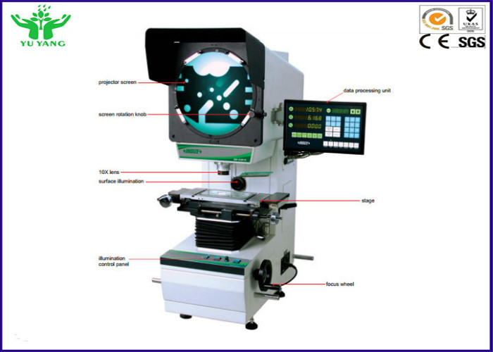 10x20x50x100x Optik Digital Profil Proyektor Ukuran Vertikal Untuk Kawat Dan Kabel