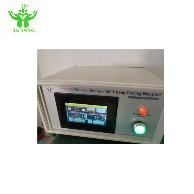 ECE R118 Lampiran 7 Mesin Uji Melt Drop Melt Drop Tester 0 ~ 100Kw / m2