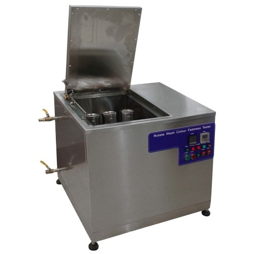 Mesin Uji Tahan Luntur Warna Rotawash Launder Meter Untuk Tekstil