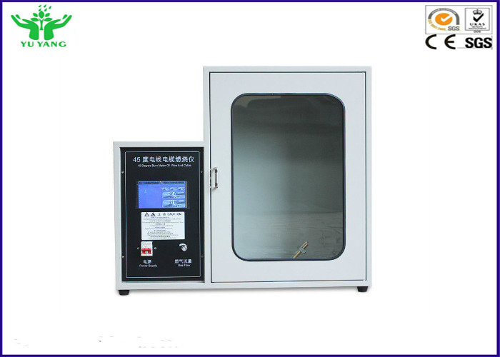 Mesin Uji Flamabilitas Inti Tunggal ISO 6722-1 Untuk Kinerja Cable Flame Retardant