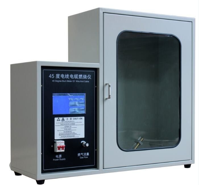 Mesin Uji Flamabilitas Inti Tunggal ISO 6722-1 Untuk Kinerja Cable Flame Retardant
