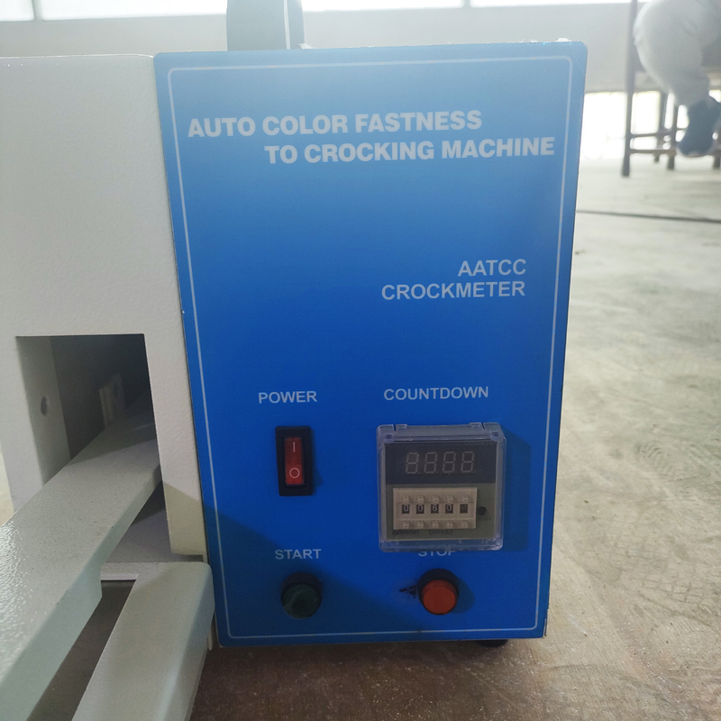 Crockmeter Elektronik Tahan Luntur Warna 60 Kali/Min Auto Abrasi Tester