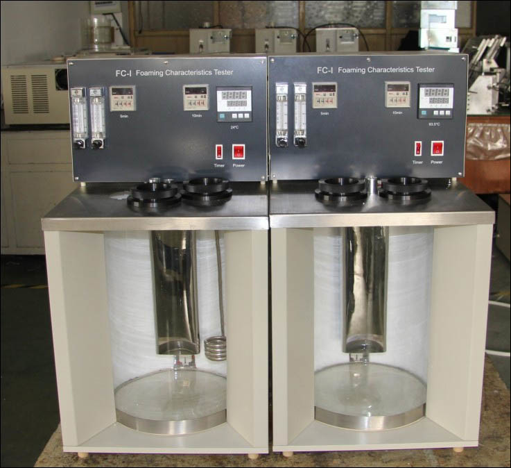 ASTM D892 Dua Baths Berbusa Karakteristik Tester dengan Cooler untuk Pengujian Minyak