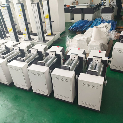 Buka Tipe Dua Mesin Roll Mill Lab Tampilan Digital Untuk Pengujian Karet
