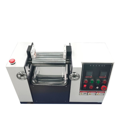 Mesin Pencampur Karet Laboratorium 380V 50HZ Open Type Two Roll Mill Equipment