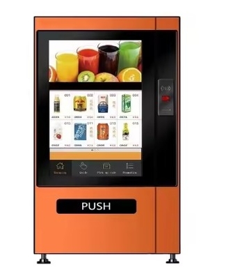 Mesin penjual otomatis penuh untuk penjual es krim yang nyaman dengan remote control dan sistem peringatan