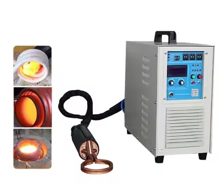 Pemanas induksi 25KW untuk dan sambungan tahan lama dari tabung tembaga dan kuningan di pabrik manufaktur AC