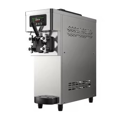Tingkatkan Ice Cream Production Floor Standing 13L Three Head Automatic Vending Machine